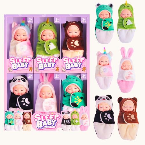 Mini Boneca Reborn Fantasia Animal