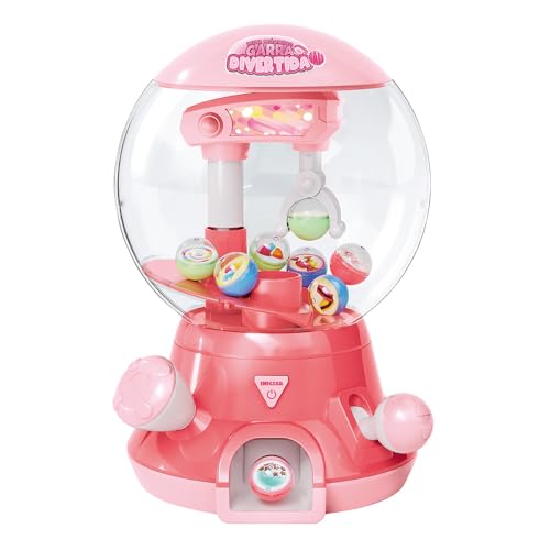 Mini Máquina Garra Ball Rosa