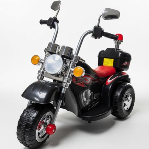 Mini Moto Elétrica Preta 6V