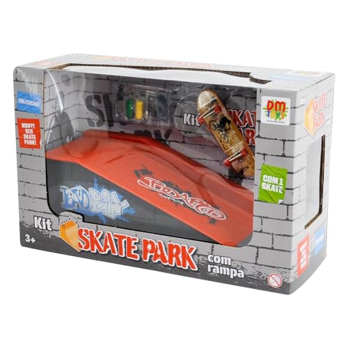 Mini Skate de Dedo Park com Rampa DM Toys