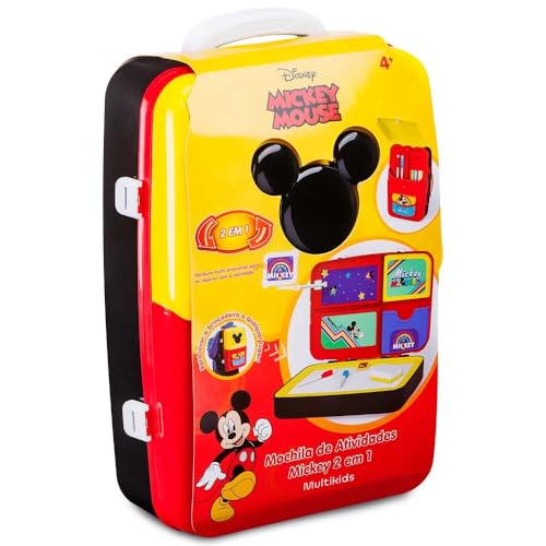 Mochila de Atividades Mickey com Canetinhas Multikids
