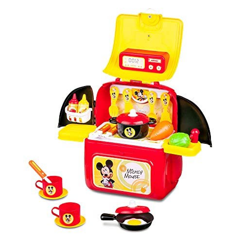 Mochila Kit Play Set Mickey Cozinha Multikids