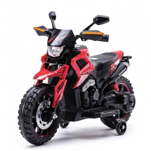 Moto Elétrica Motocross Vermelha