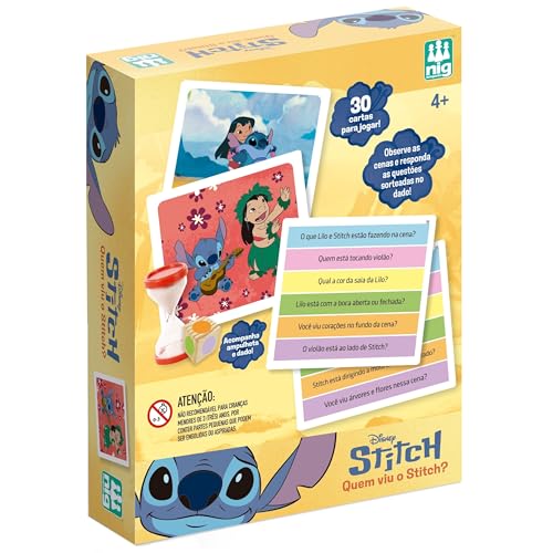 Nig Brinquedos Brinquedo Educativo Quem Viu o Stitch?