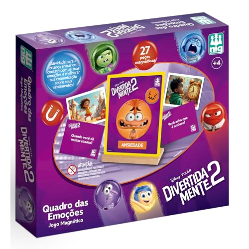 Nig Brinquedos Brinquedo Educativo Quadro das Emoções Divertidamente
