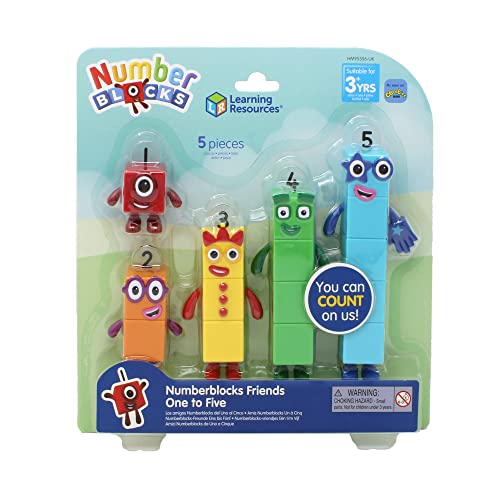 Numberblocks Amigos de 1 a 5 Figuras Colecionáveis Learning Resources
