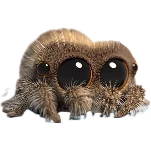 Pelúcia Aranha Saltadora Fofa