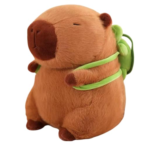 Pelúcia Capivara com Mochila Tartaruga