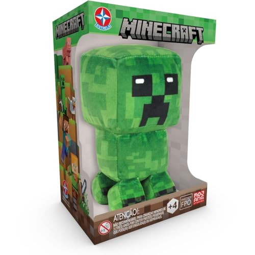 Pelúcia Creeper Minecraft