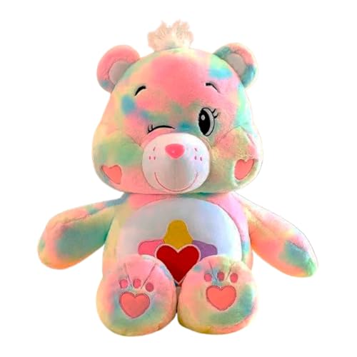 Pelúcia Ursinho Carinhoso Coração Esperançoso 38 cm - Versão Colorida