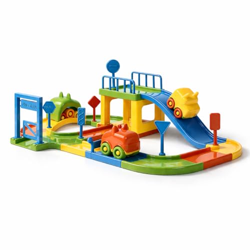 Pista Carrinhos Corrida Brinquedo Infantil Menino Criança Presente Colorido