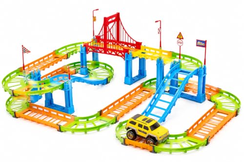 Pista Mini Cidade com Ponte Estaiada