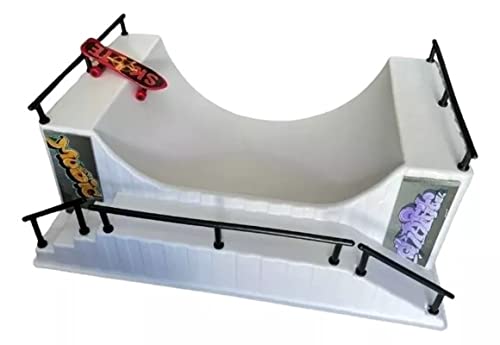 Pista Skate De Dedo Half Radical Com Skatinho Para Manobras