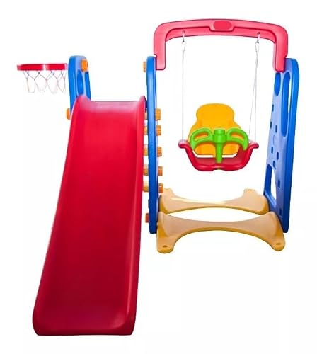 Playground 3 em 1 com Balanço e Basquete
