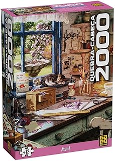 Quebra Cabeça 2000 Peças Ateliê -Grow