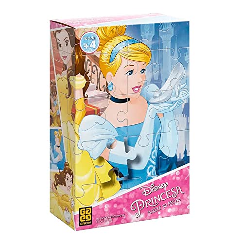 Quebra-cabeça 30 Peças Princesas Grow