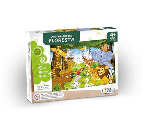 Quebra-Cabeça Floresta 30 Peças