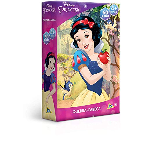 Quebra-cabeça Princesas Branca de Neve 60 Peças