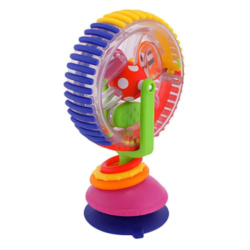 Roda Giratória Sensorial Montessori com Ventosa