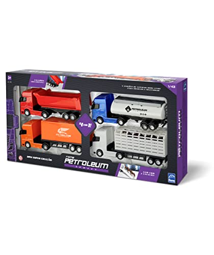 Kit 4 Caminhões Roma Petroleum