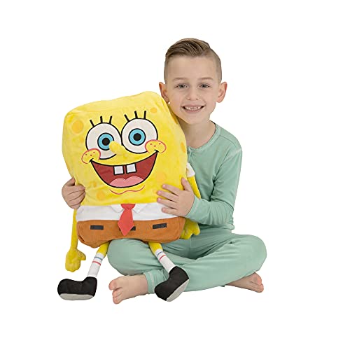 Roupa de Cama Almofada de Pelúcia Bob Esponja Franco