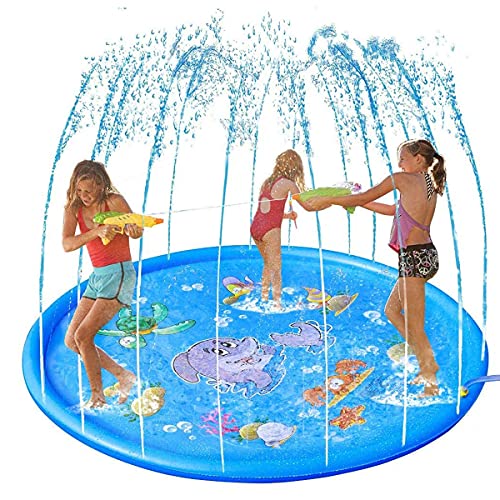 Sprinkler Splash Pad Infantil Chafariz Piscina 170cm Golfinhos