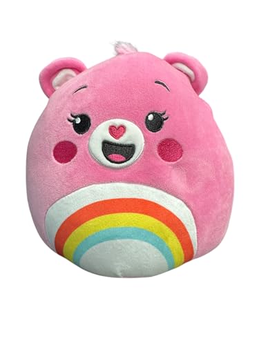 Squishmallow Ursinhos Carinhosos rosa Animadinha Alegria - Pelúcia Cheer Bear