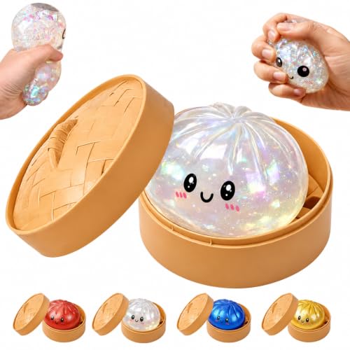 Squishy Dumpling Brilhante com Glitter