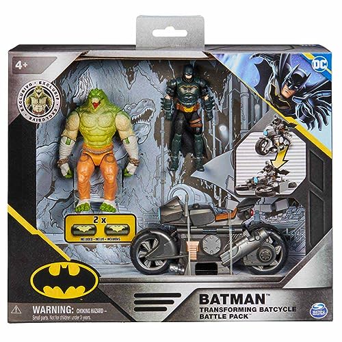 SUNNY DC Batman Pack Batciclo Transformador com 2 Bonecos