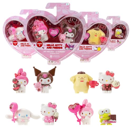 Sunny Pack 2 Figuras Dia dos Namorados Hello Kitty And Friends