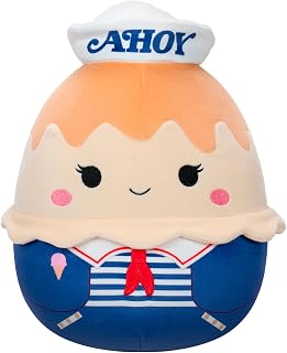 SUNNY, Squishmallows, Pelúcia Stranger Things Sorvete de Baunilha - 20 cm