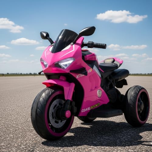 Super Moto Rosa 3 Rodas