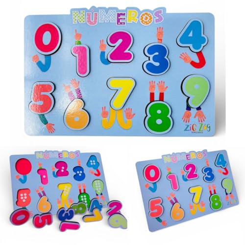 Tabuleiro de Encaixe de Números