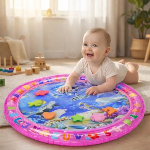 Tapete Sensorial de Água para Tummy Time Interativo
