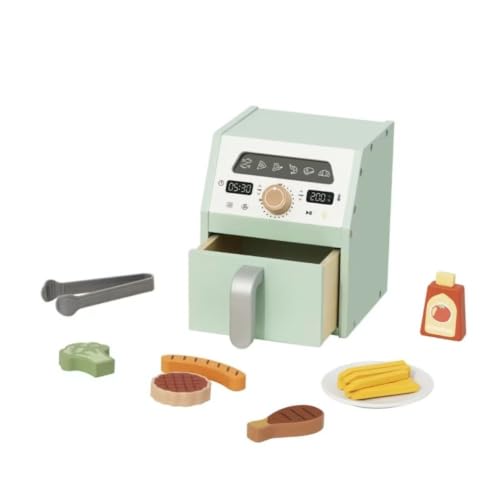 TOOKY TOY, Air Fryer de Madeira Brinquedo Educativo Tooky Toy