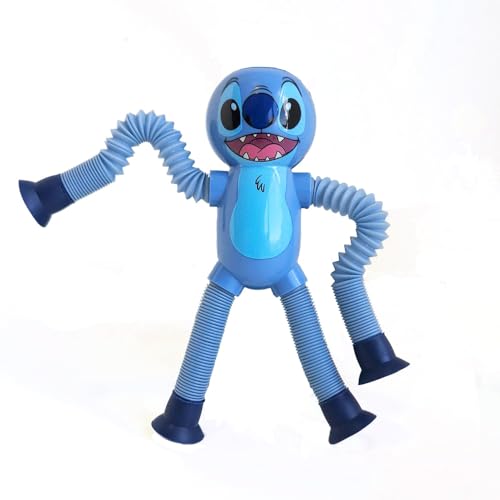 Toyng - Disney - Personagem Flexível Stitch - Estica Muito - 17 cm