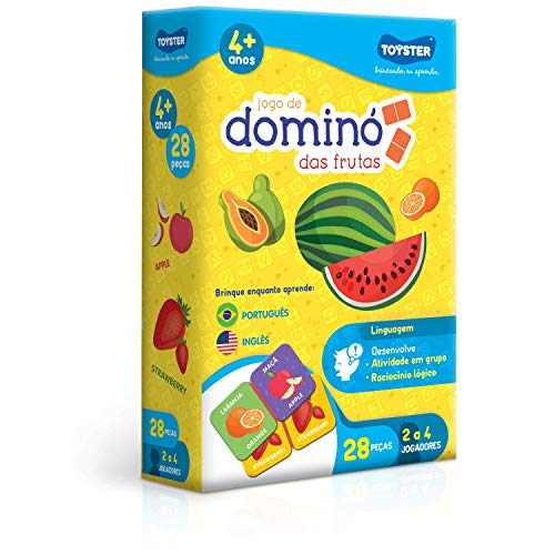 Toyster - Dominó das Frutas - Jogo Educativo