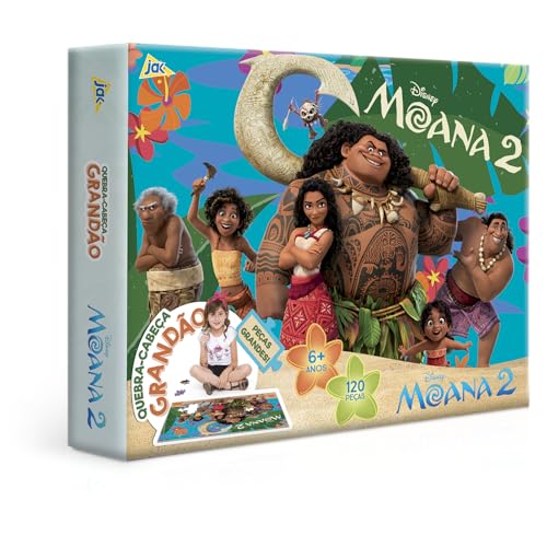 Toyster Quebra-cabeça Grandão Moana 2 - 120 Peças