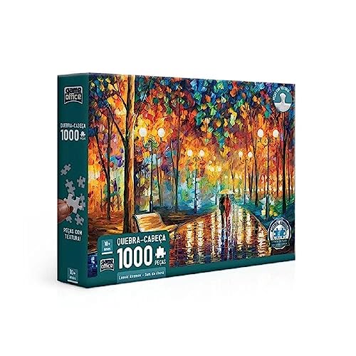Quebra-Cabeça Leonid Afremov Som da Chuva