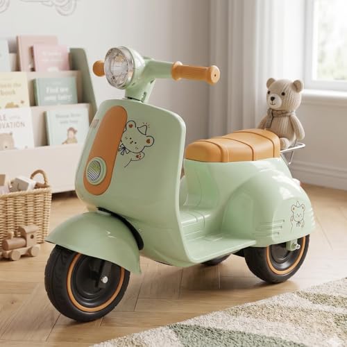 Triciclo Elétrico Estilo Vespa Verde