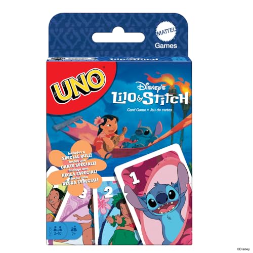 UNO Jogo de Cartas Lilo & Stitch