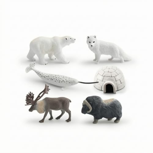Miniaturas de Animais Árticos Xgdsnly