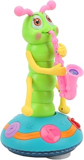 Ymiko BRINQUEDO DE SAXOFONE DE TORÇÃO DE ELÉTRICO PARA CRIANÇAS