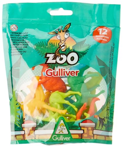 Zoológico Colorido 12 Miniaturas